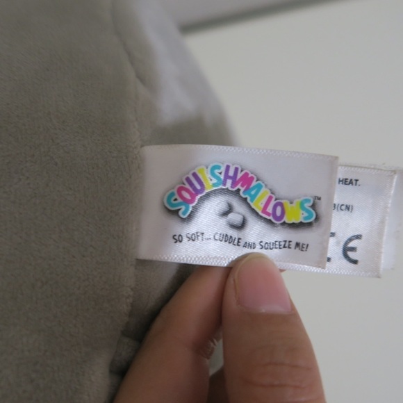 Kellytoy Squishmallow Stackable Teresa the Unicorn Gray Plushie Rainbow 8 Inches - Picture 7 of 9